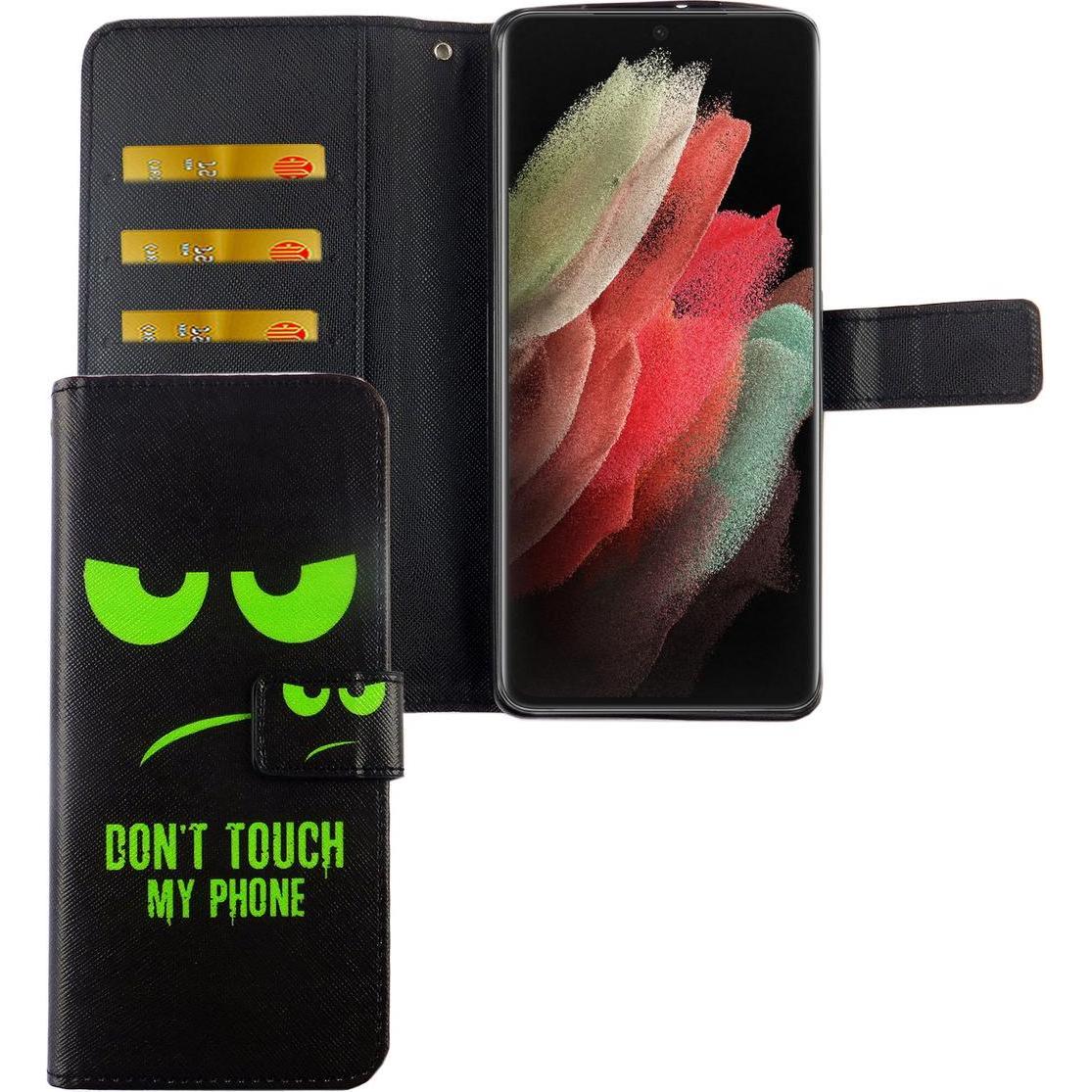 Thumbnail - König Design Hülle Handy Schutz für Samsung Galaxy S21 Ultra Case Cover Tasche Wallet Etui (Samsung Galaxy S21 Ultra), S...