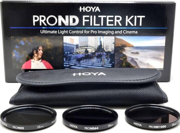 Produktbild Hoya PRO ND Filter Kit 8/64/1000 Filterset (72 mm, ND- / Graufilter)