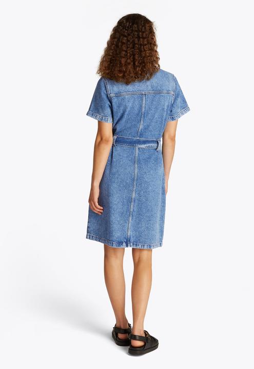 Actual product image Tommy Hilfiger Authentic Original Durable Denim Knee Strap Dress (42)