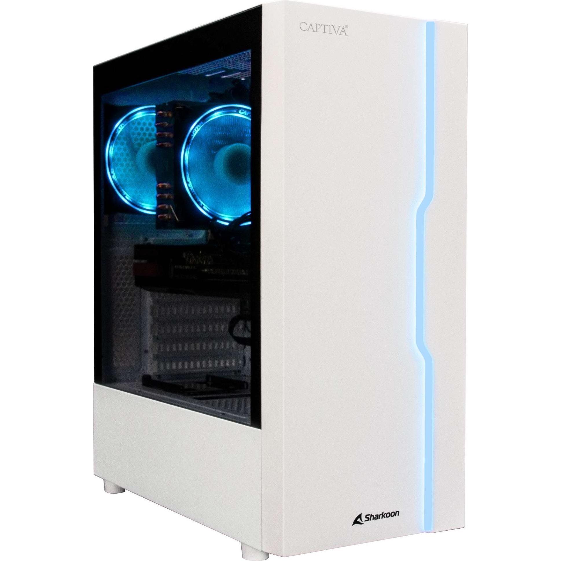 Thumbnail - Captiva PC Advanced Gaming R85-855 (Ryzen 7 5700X/RTX4060 Ti 8GB GDDR6/SSD 1TB/16GB/WLAN/Windows 11 Home 64 (AMD Ryzen 7...