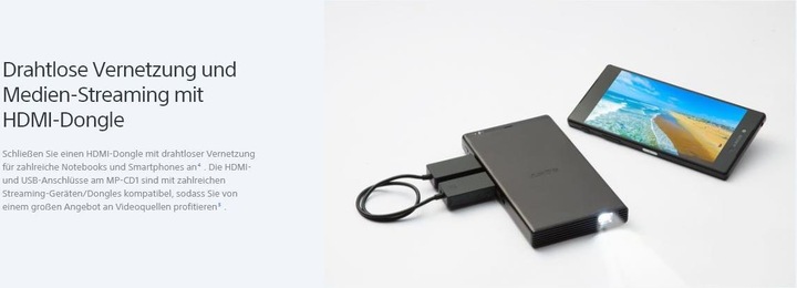 Image du produit Sony Mp-Cd1 (WVGA, 105 lm, 1.317:1)