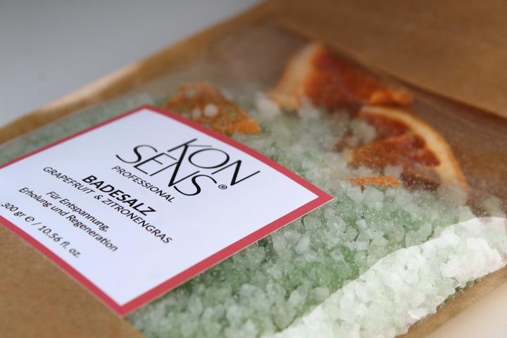 Actual product image Konsens Bath salts with grapefruit & lemongrass (Bath salts)