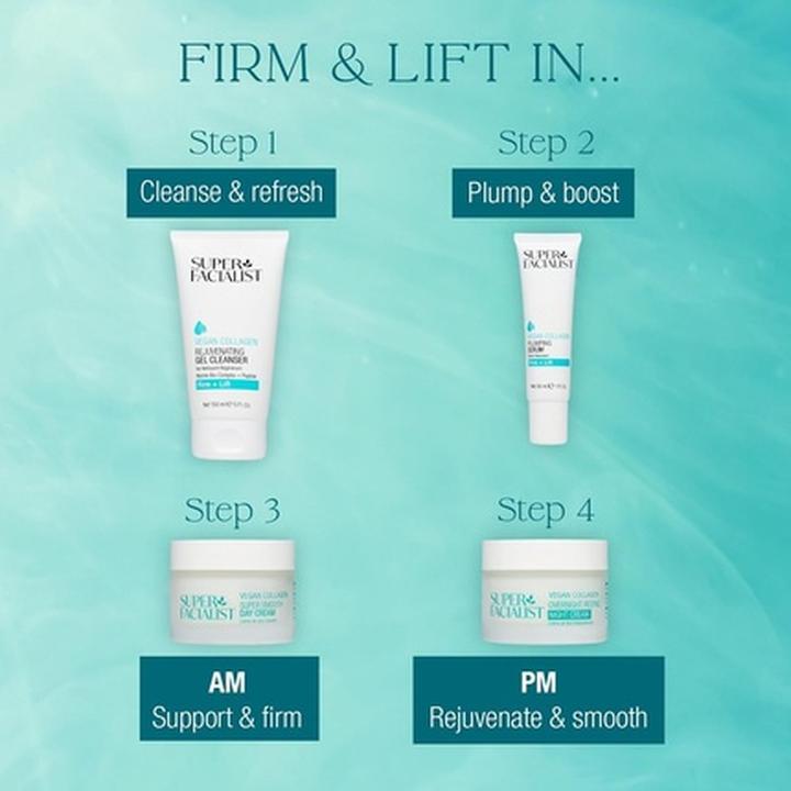 Actual product image Super Facialist Vegan Collagen Super Smooth Day Cream 50ml (50 ml, Day cream)