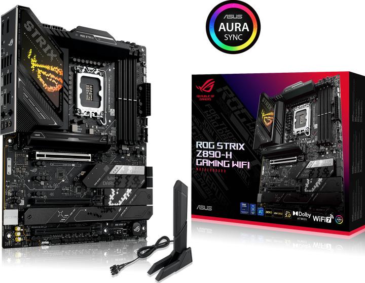 Productafbeelding ASUS ROG STRIX Z890-H GAMING WIFI (LGA 1851, Intel Z890, ATX)