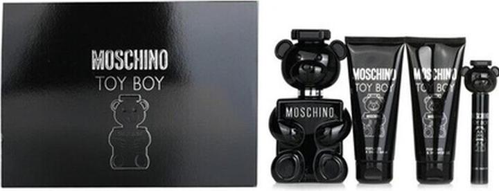 Immagine prodotto Moschino Natale 2022 Eau de Parfum 100 / 10 / Gel bagno e doccia G / Balsamo dopobarba (Set di profumi)