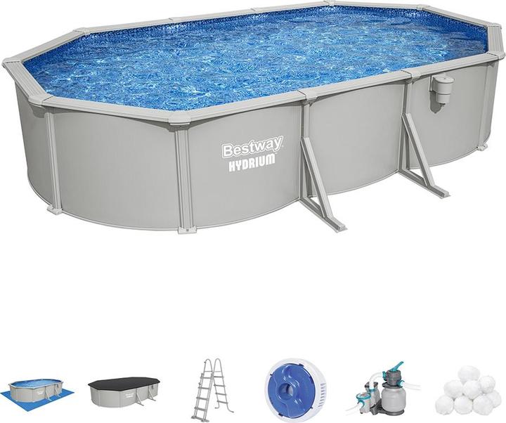 Image du produit Bestway Pool Hydrium Komplett-Set 610 x 366 x 122 cm (610 x 366 x 122 cm)