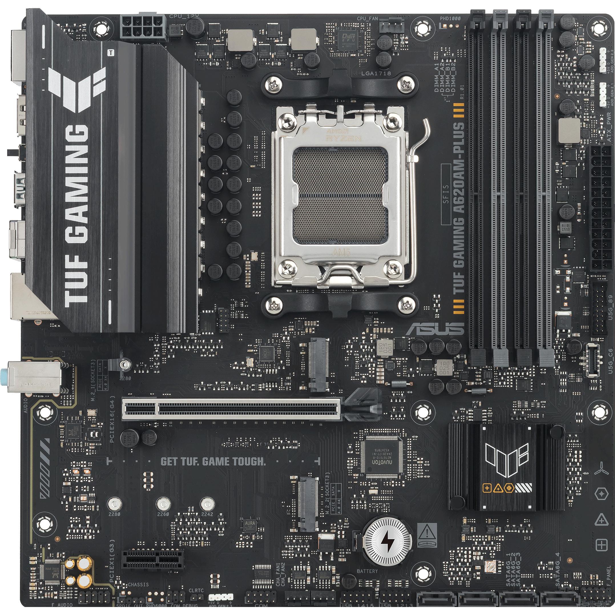 ASUS MB TUF GAMING A620AM-PLUS WIFI (AM5, AMD A620, mATX), Mainboard