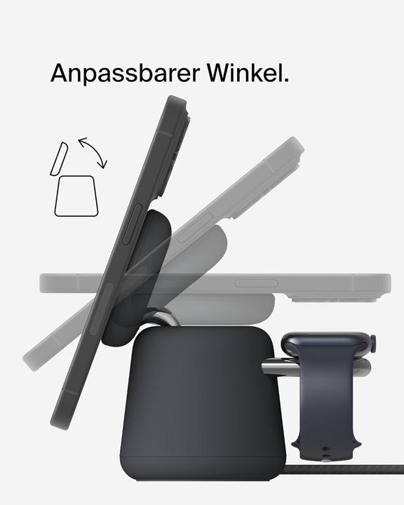 Image du produit Belkin BoostCharge Pro 2-in-1 Qi2 Ladestation (15 W)