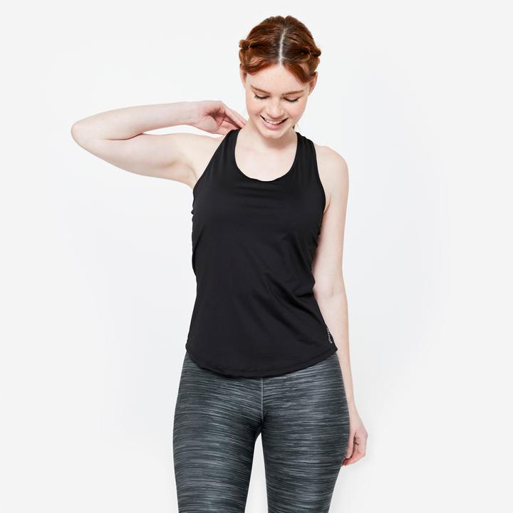 Produktbild Domyos Tanktop Damen Schwimmerruecken Polyester (S)