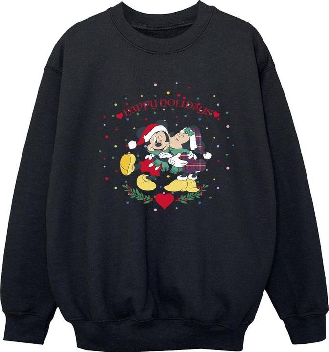 Produktbild Disney Mickey Mouse Mickey Minnie Christmas Sweatshirt Mädchen (128)