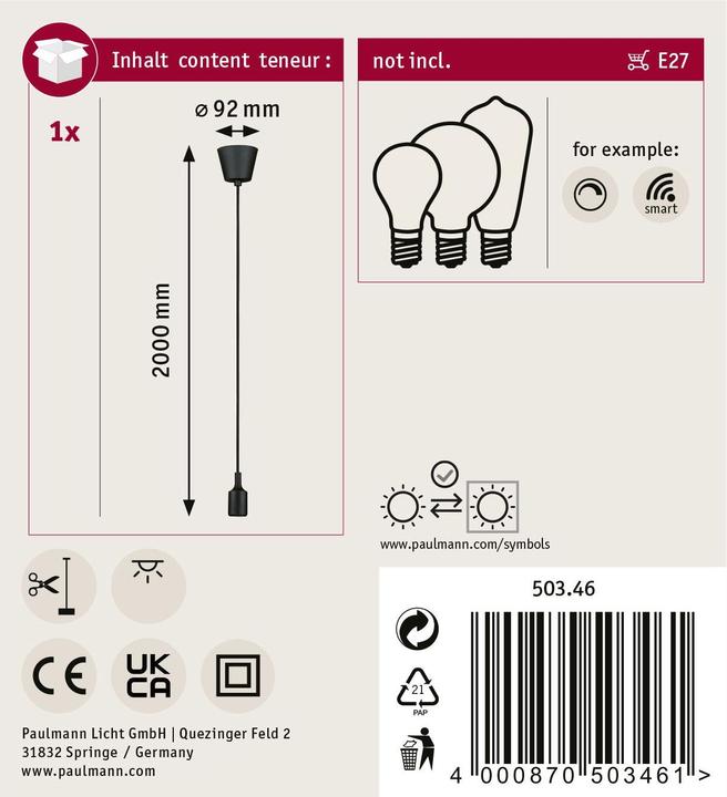 Produktbild Paulmann Ketil (E27)