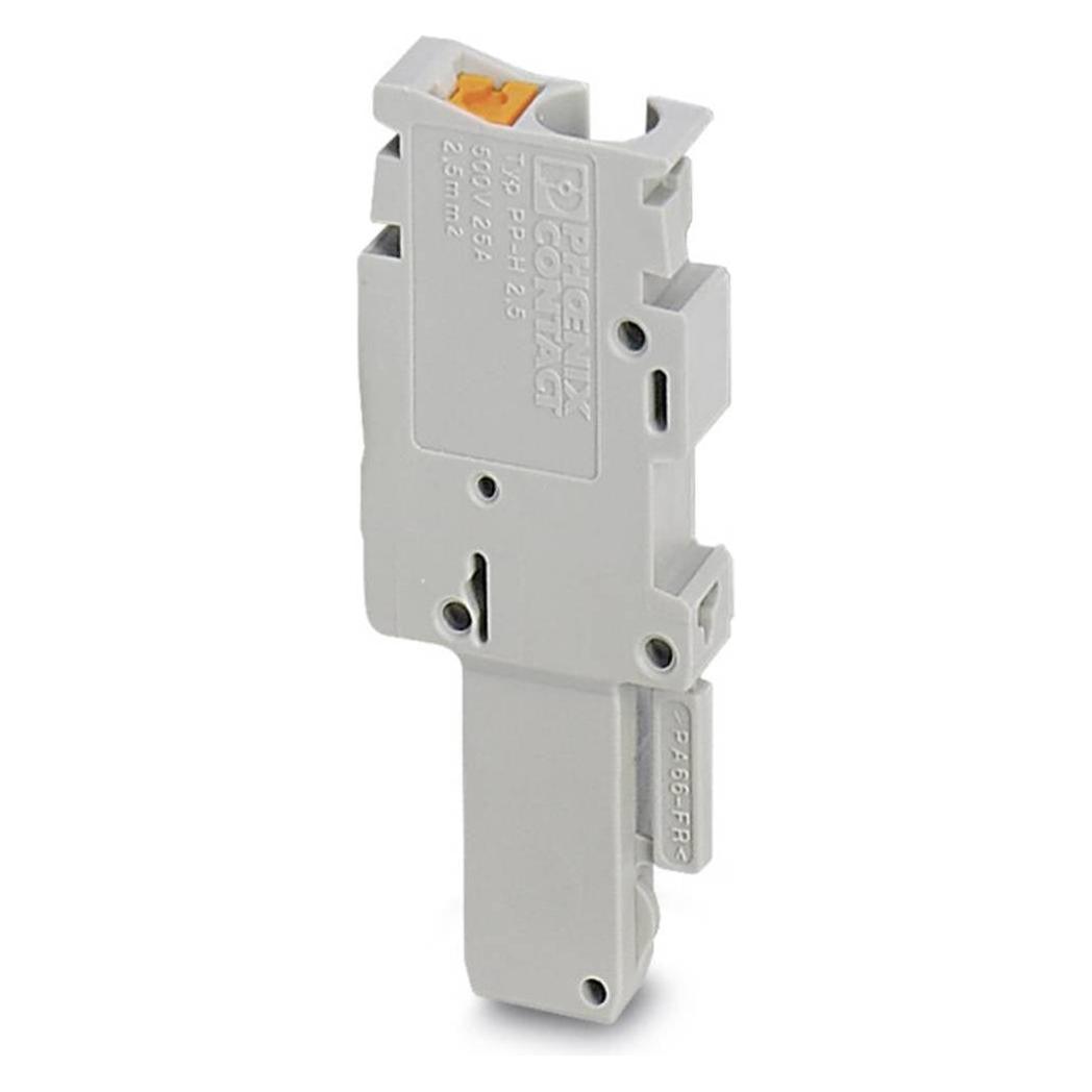 Phoenix Contact COMBI-Stecker PP-H 2,5/1, Elektronikkabel + Stecker, Grau