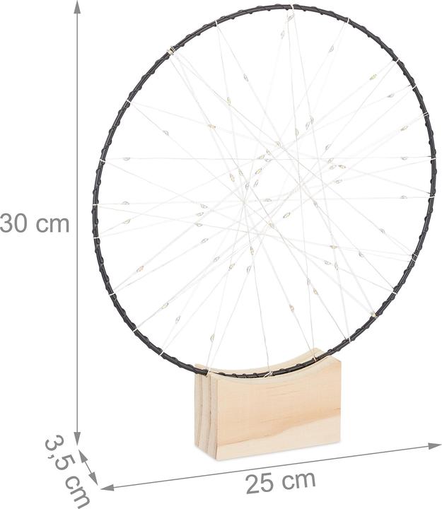 Actual product image Relaxdays LED ring