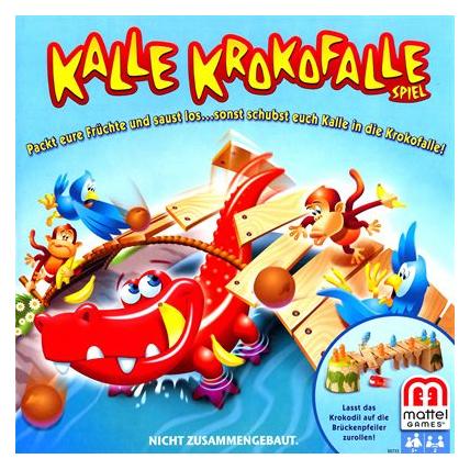 Mattel Jeux X8733 Jeu de Société Croco Jungle - vue 1