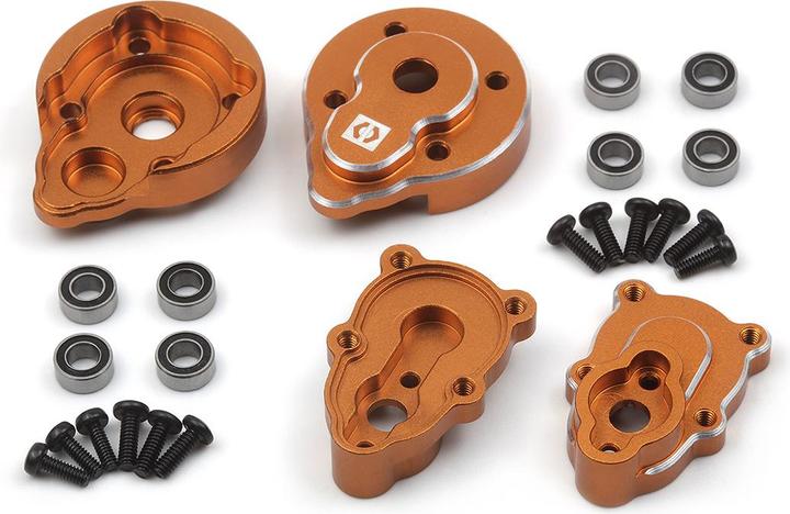 Produktbild HPI Aluminium Portal Hinterradnabe Set (Orange/2ST)