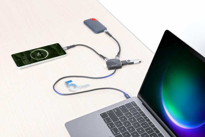 Immagine prodotto Manhattan 4-Port USB 3.0 Typ-C / Typ-A Kombo-Hub 2x2 (USB-C, 4 porte)