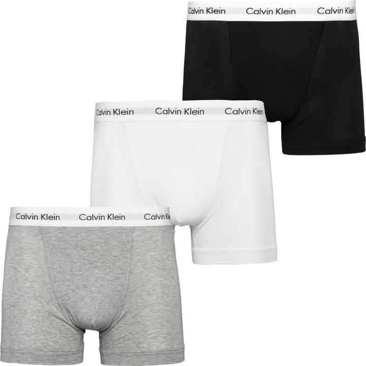 Immagine prodotto Calvin Klein Bauletto "Cotton Stretch" grigio (S, confezione da 3)