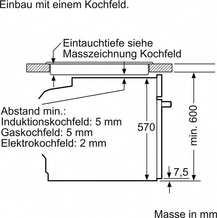 Immagine prodotto Bosch Hausgeräte HEA513BS3 & NKN645GA2E Herdset 230V