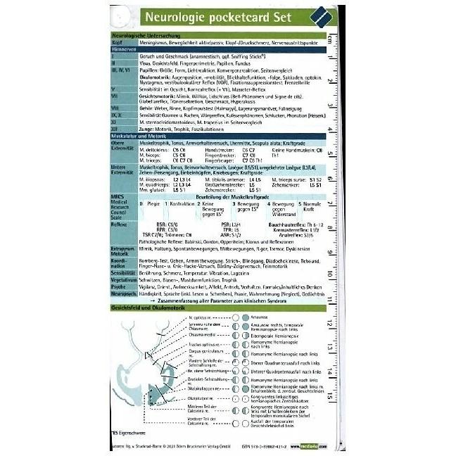Neurologie pocketcard Set, Fachbücher von Sebastian von Stuckrad-Barre, Rüdiger Ilg