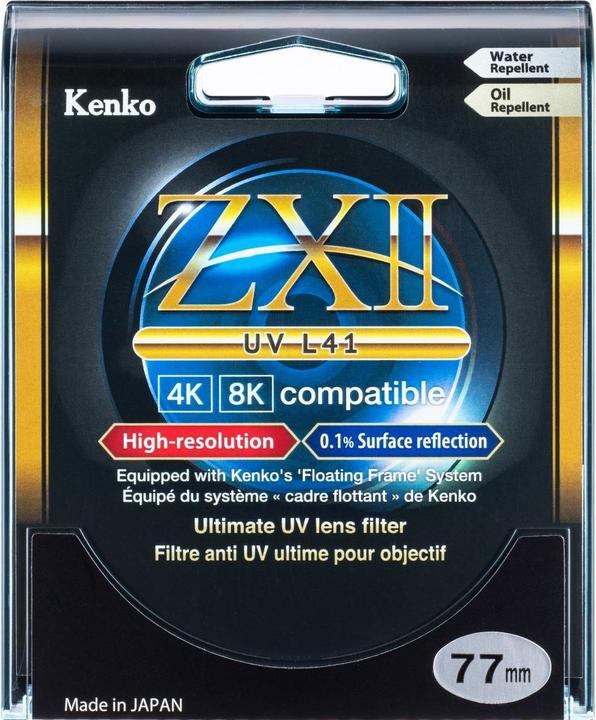 Image du produit Kenko 58,0 ZX II Filtre UV (58 mm, Filtre UV, 58 mm)