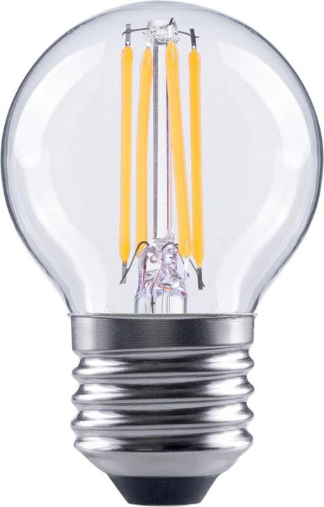 Immagine prodotto Xavax Filamento LED, E27, 470lm sostituisce 40W, lampada a goccia, bianco caldo, chiaro (E27, 4 W, 470 lm, 1 x, E)