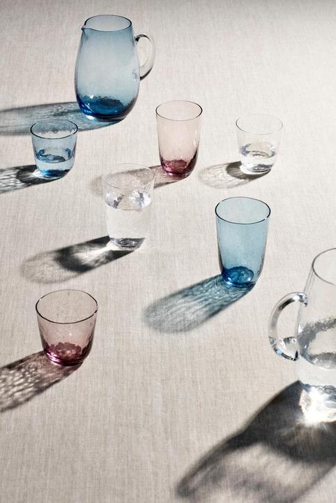 Immagine prodotto Broste Copenhagen Bicchiere HAMMERED 4 pezzi blu 0,5 l (0.40 l, 4x)