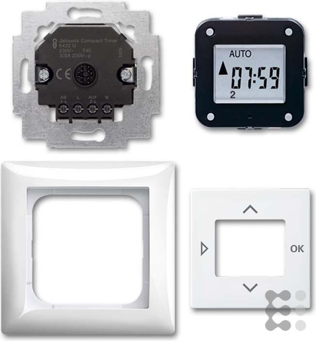 Produktbild Busch-Jaeger Busch-Jäger Jalousie-Compact-Timer, Komplettset, Jalousiemanagement, Jalousiesteuerung ohne Neben