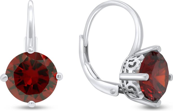 Immagine prodotto Brilio Argento - Orecchini in argento con zirconi rossi EA302WR