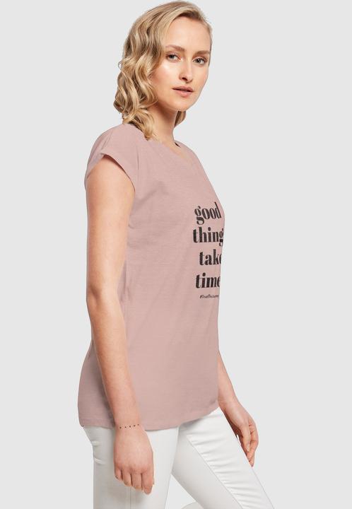 Produktbild Merchcode Ladies Good Things Take Time T-Shirt - 117487 (L)