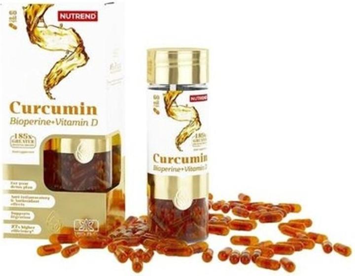 Actual product image Nutrend Curcumin Bioperine Vitamins D (60 pcs., Capsules, 60 g)