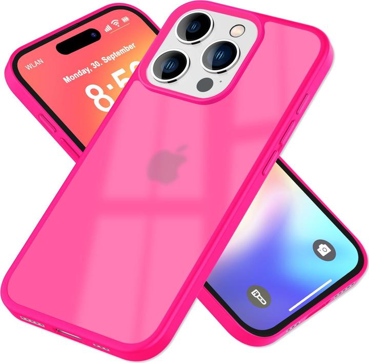 Actual product image Nalia Matte hybrid cover semi-transparent (Apple iPhone 16 Pro Max)