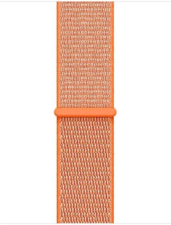 Image du produit Cover-Discount Apple Watch 38 / 40mm - Bracelet en nylon avec velcro orange (38 mm, 40 mm, Nylon)