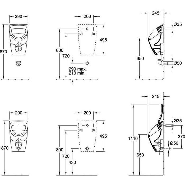 Thumbnail - Villeroy & Boch, WC Deckel, Urinal-Deckel O.NOVO