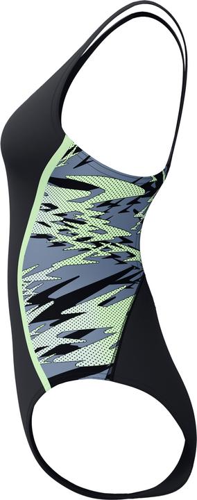 Produktbild Speedo Hyperboom Splc Msclbk 1pc Blk/Ltgrn (38, 40)