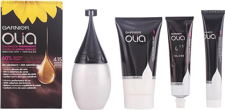 Image du produit Garnier OLIA Coloración Permanente #4,15 Chocolate 4 pz (4,15 Chocolat)