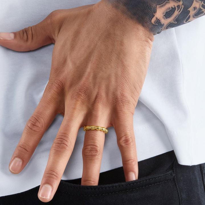 Immagine prodotto Thomas Sabo Anello teschio d'oro (50)