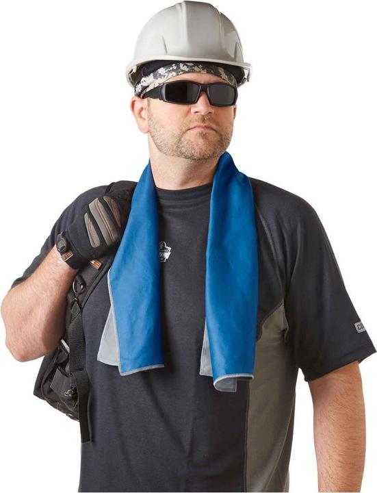 Produktbild Ergodyne Mikrofaserkühltuch Chill-Its 6602MF, blau, 25 x 104 cm