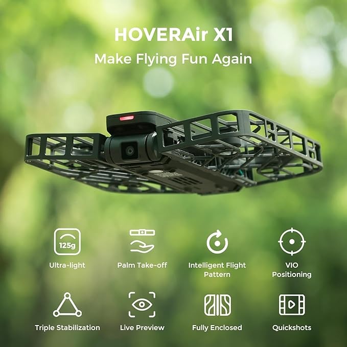 Produktbild HoverAir X1 Standard (11 min, 125 g, 12 Mpx)