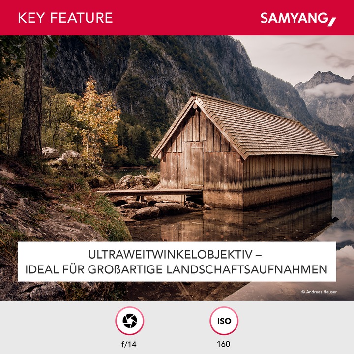Productafbeelding Samyang AF 12mm f/2 Fujifilm X (Fujifilm X, APS-C / DX)