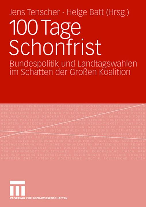 Produktbild 100 Tage Schonfrist (Deutsch, Helge Batt, Jens Tenscher, 2008)