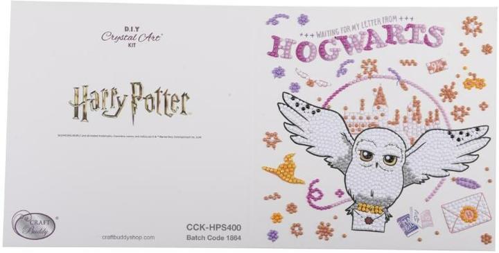 Productafbeelding Craft Buddy Zweinstein & Hedwig, 18x18cm Kristallen Kunstkaart