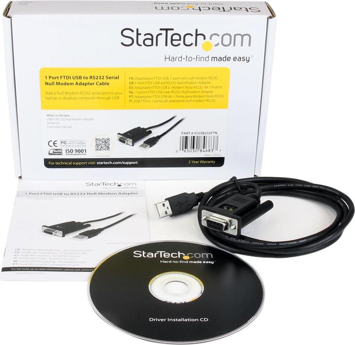 Actual product image StarTech USB To Serial Dce Adapter (1.70 m)