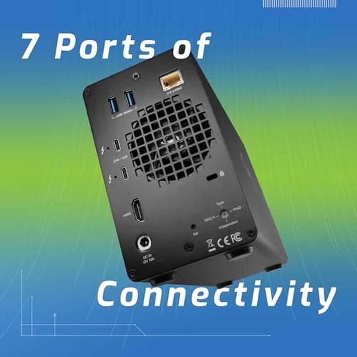 Produktbild OWC Mercury Elite Pro Dock - 8.0TB Thunderbolt 3 Dock and Dual-Drive RAID Solution (2.5")