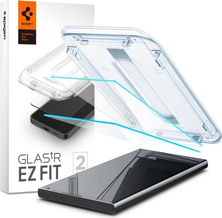 Spigen Glas.tR EZ Fit (2 Stück, Samsung Galaxy S24 Ultra)
