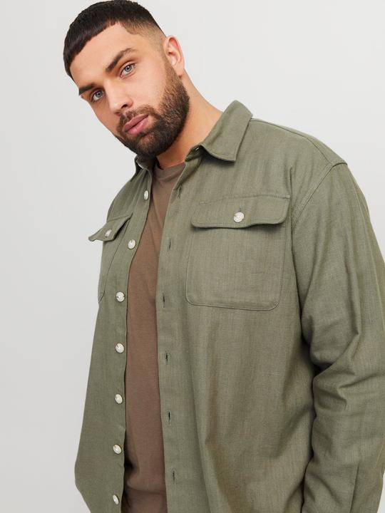 Produktbild Jack & Jones Plus Size Comfort Fit Overshirt Overshirt (4XL)