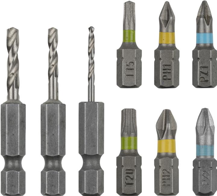 Immagine prodotto wolfcraft 1 Set di avvitatura Flipbit 9 pezzi