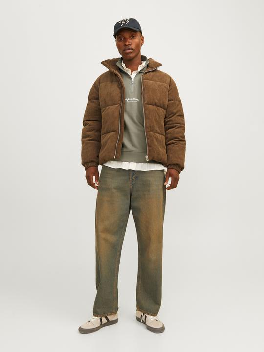 Produktbild Jack & Jones Text Sweatshirt mit halbem Reissverschluss Sweatshirt mit halbem Reissverschluss (XS)