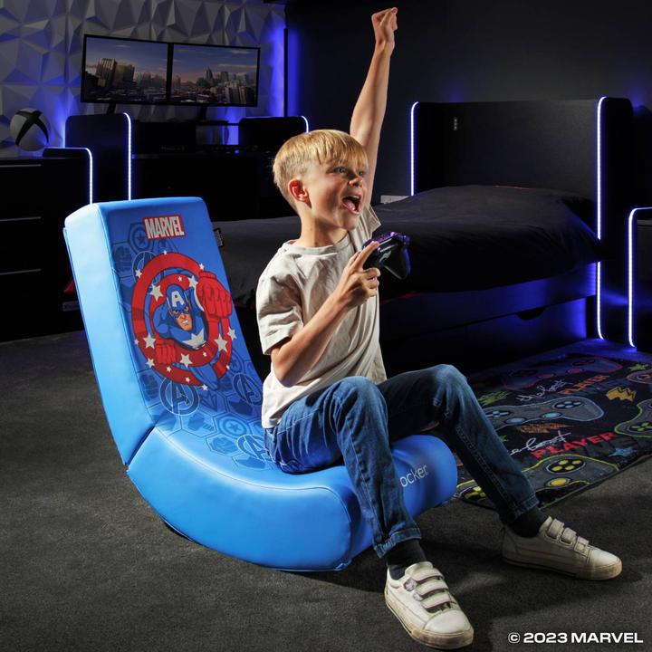 Actual product image X Rocker Xrocker Marvel Video Rocker Chair - Hero - Captain America