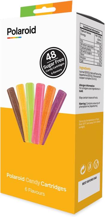 Polaroid Filament 48x mixed flavor candy filament edible (4 g, Multicoloured)