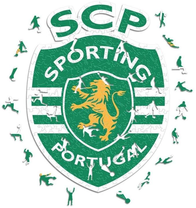 Iconic Sporting CP - Logo - Puzzle in Legno Taglia M (270 Pezzi) (270 pezzi)